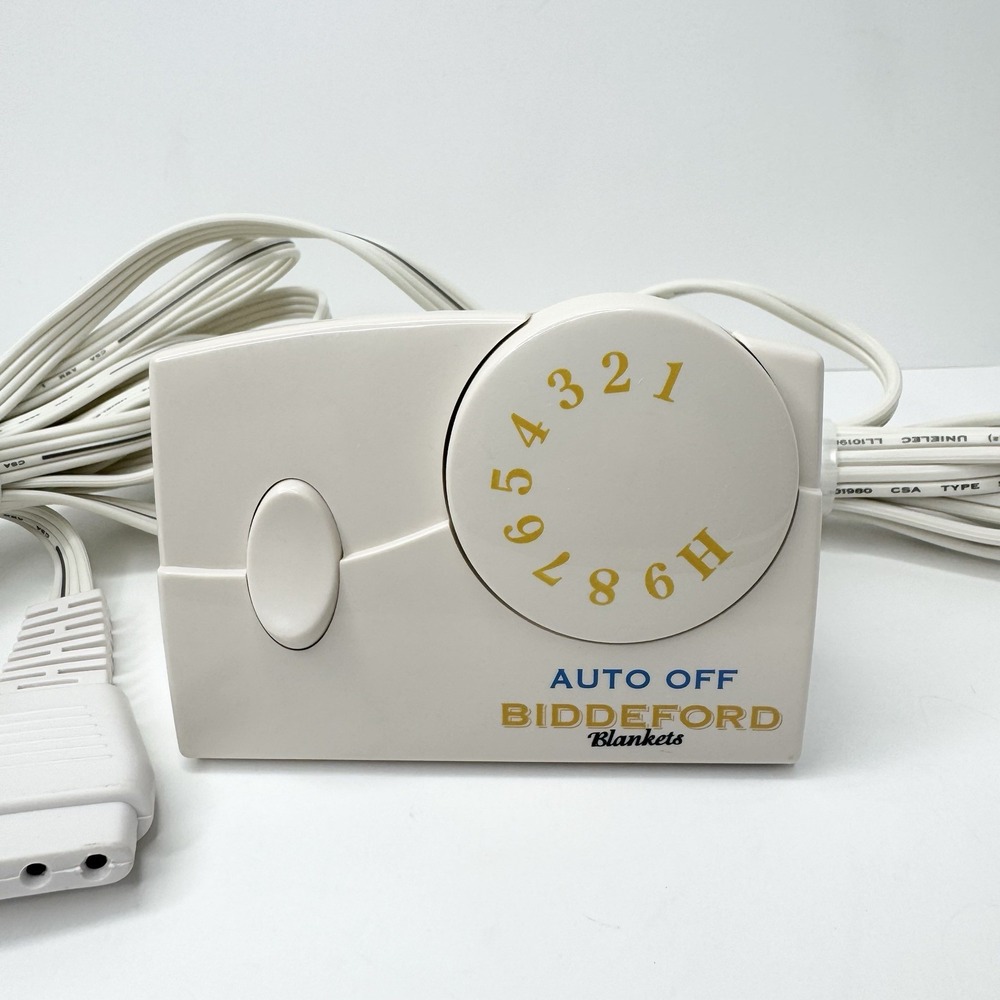 Biddeford Auto Off Electric Blanket Replacement Controller TC11BA 4-Pong White - Picture 2 of 7